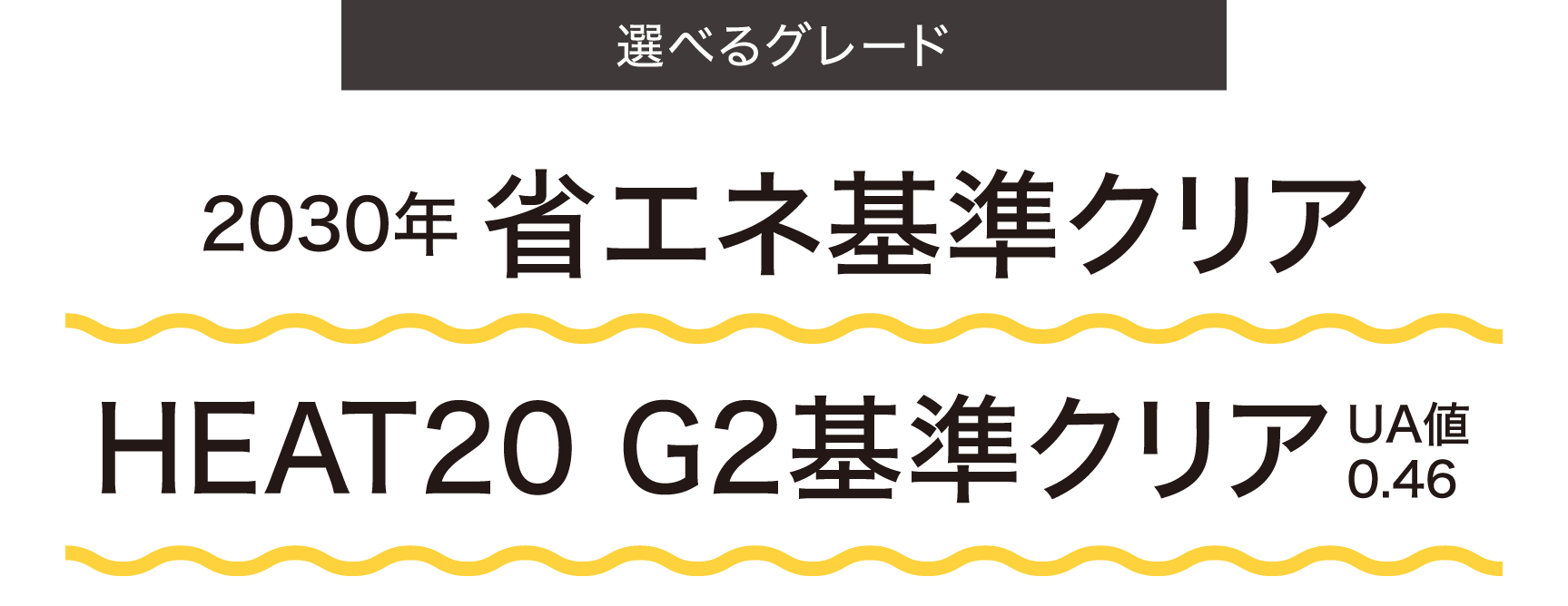 2030年省エネ基準クリア HEAT20 G2基準クリア(UA値0.46)